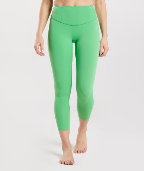 Women's Gymshark Studio 7/8 Leggings Green | NZ 1UILRD